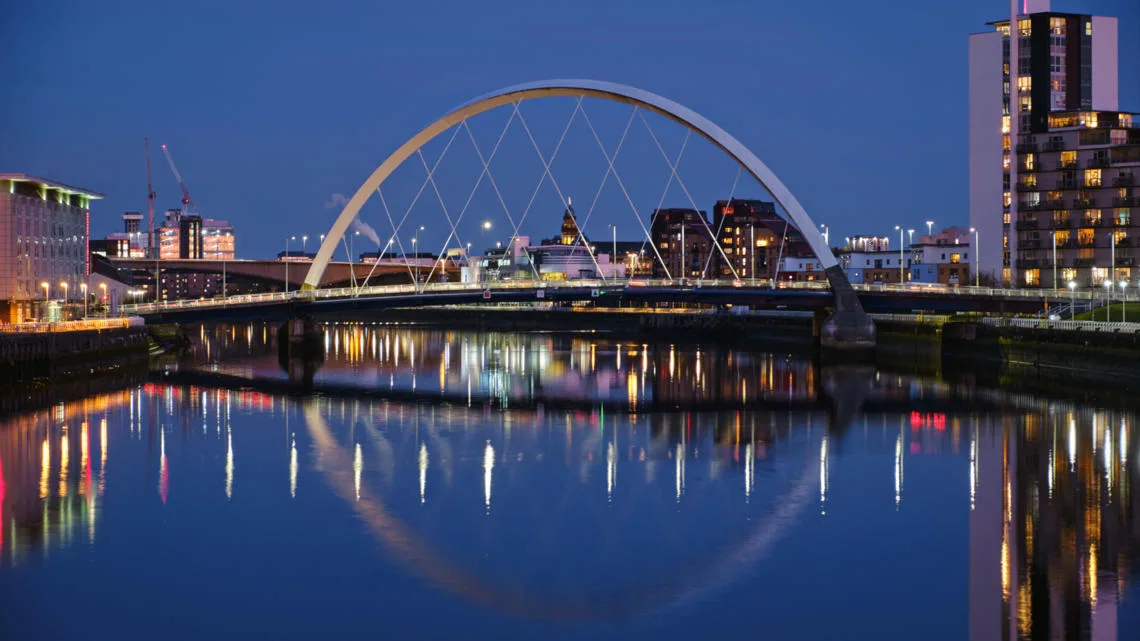 Glasgow city skyline representing Technetik’s local IT support services for businesses in the area