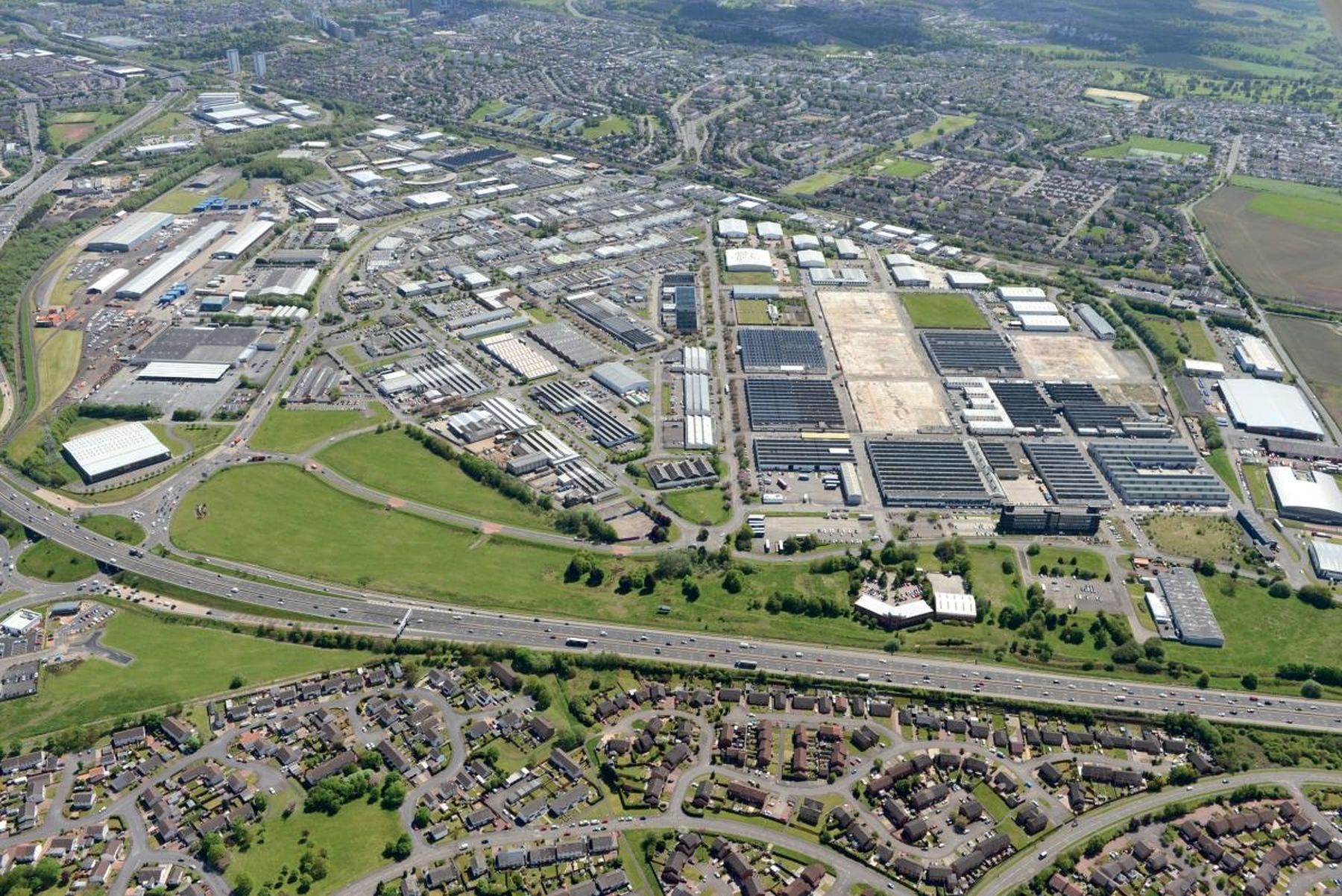 Hillington business park area representing local IT support services by Technetik